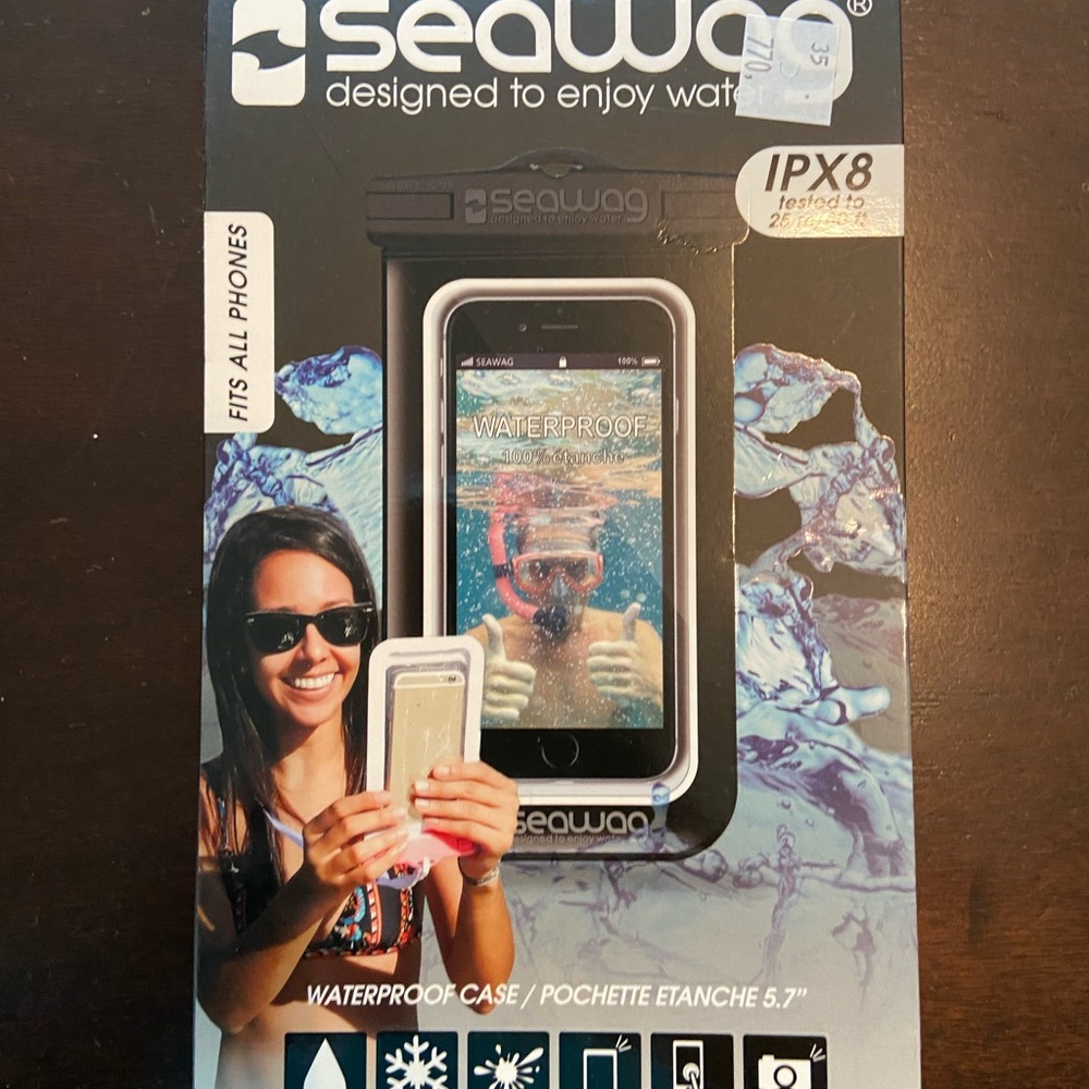 NIB Seawag waterproof phone case